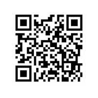 a qr code on a black background